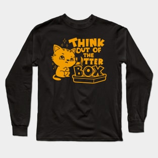 Funny Cute Cat Inspired Saying Meme Gift For Cat Lovers Long Sleeve T-Shirt